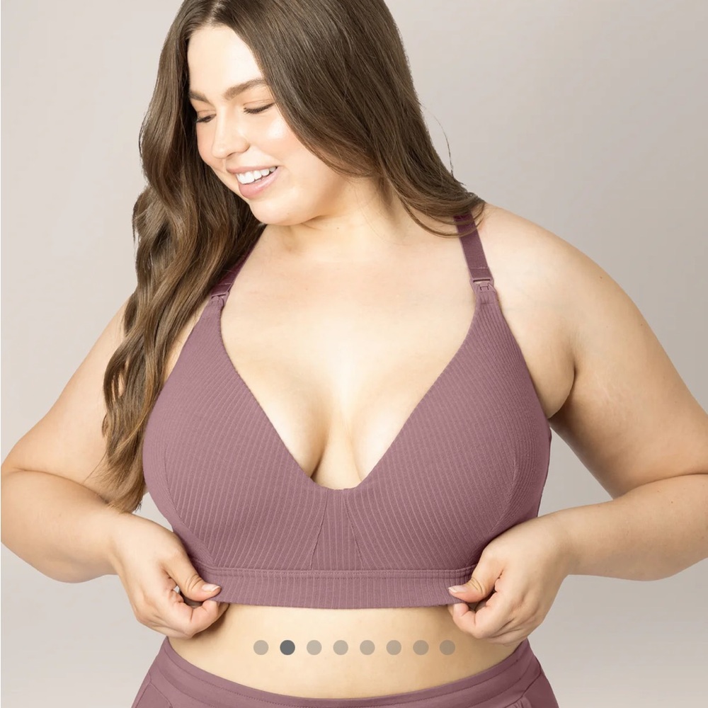 Kindred Bravely Ribbed Signature Nursing & Maternity Bra (Medium Busty) NWT